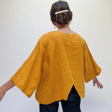 Load image into Gallery viewer, Yuvita | 3/4 Sleeve Top in Apricot
