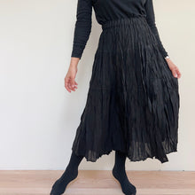 Load image into Gallery viewer, Vanite Couture | Pleated Skirt in Black
