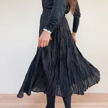 Load image into Gallery viewer, Vanite Couture | Pleated Skirt in Black
