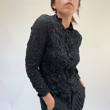 Load image into Gallery viewer, Vanite Couture | Crinkle Blouse in Black
