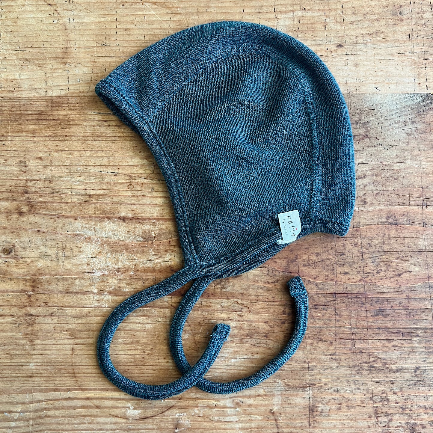 Merino Wool Pilot Cap in Granite