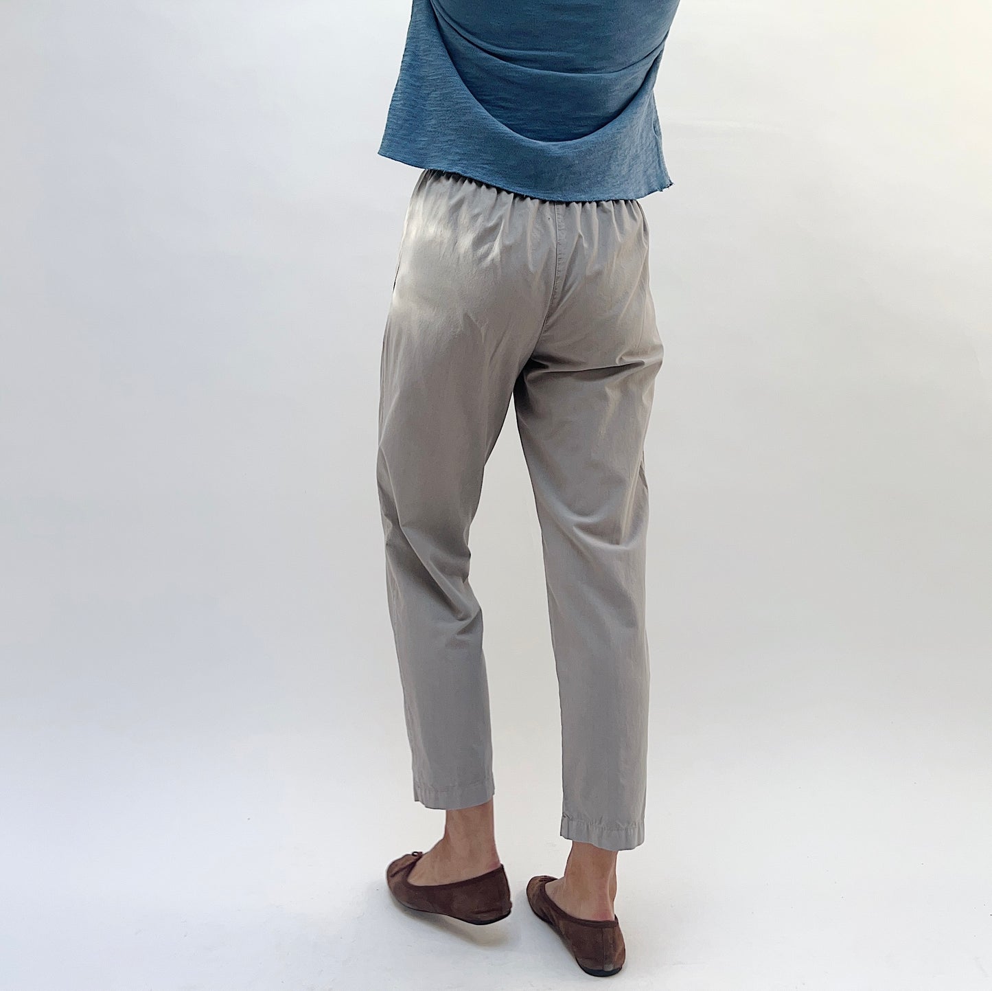 Cropped Taper Pant in Moon Rock