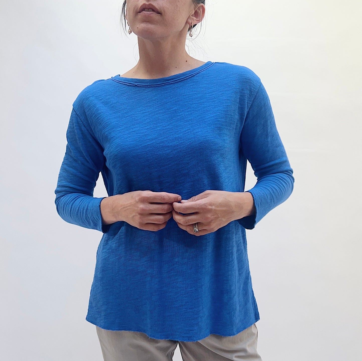 Double Cotton Tee in Rio