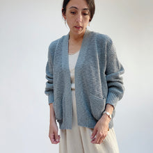 Load image into Gallery viewer, It Is Well | Easy Cardigan in Blue Grey
