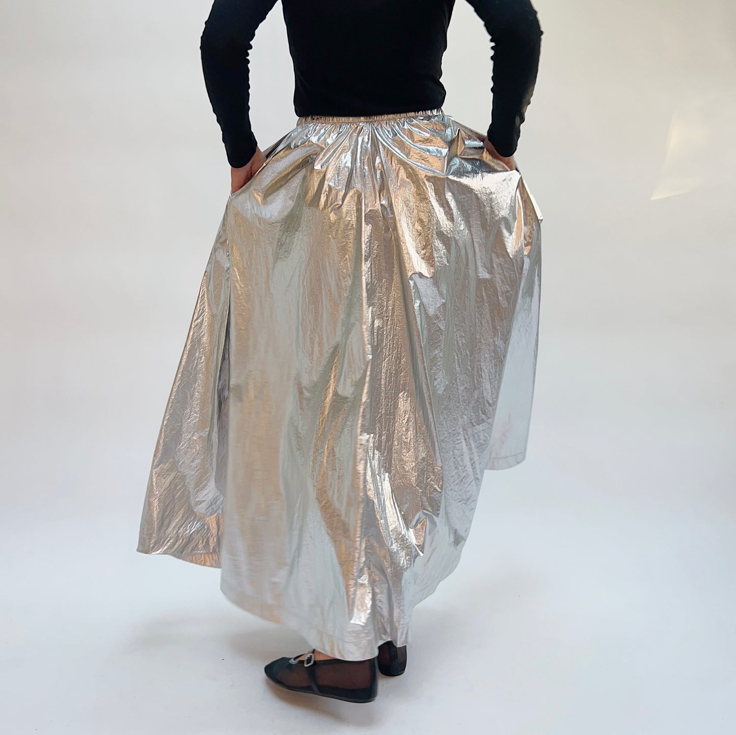 Uzi | Silver Space Skirt
