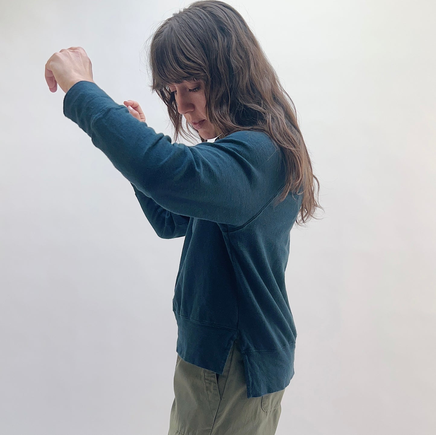 Raglan Sweatshirt in Ink