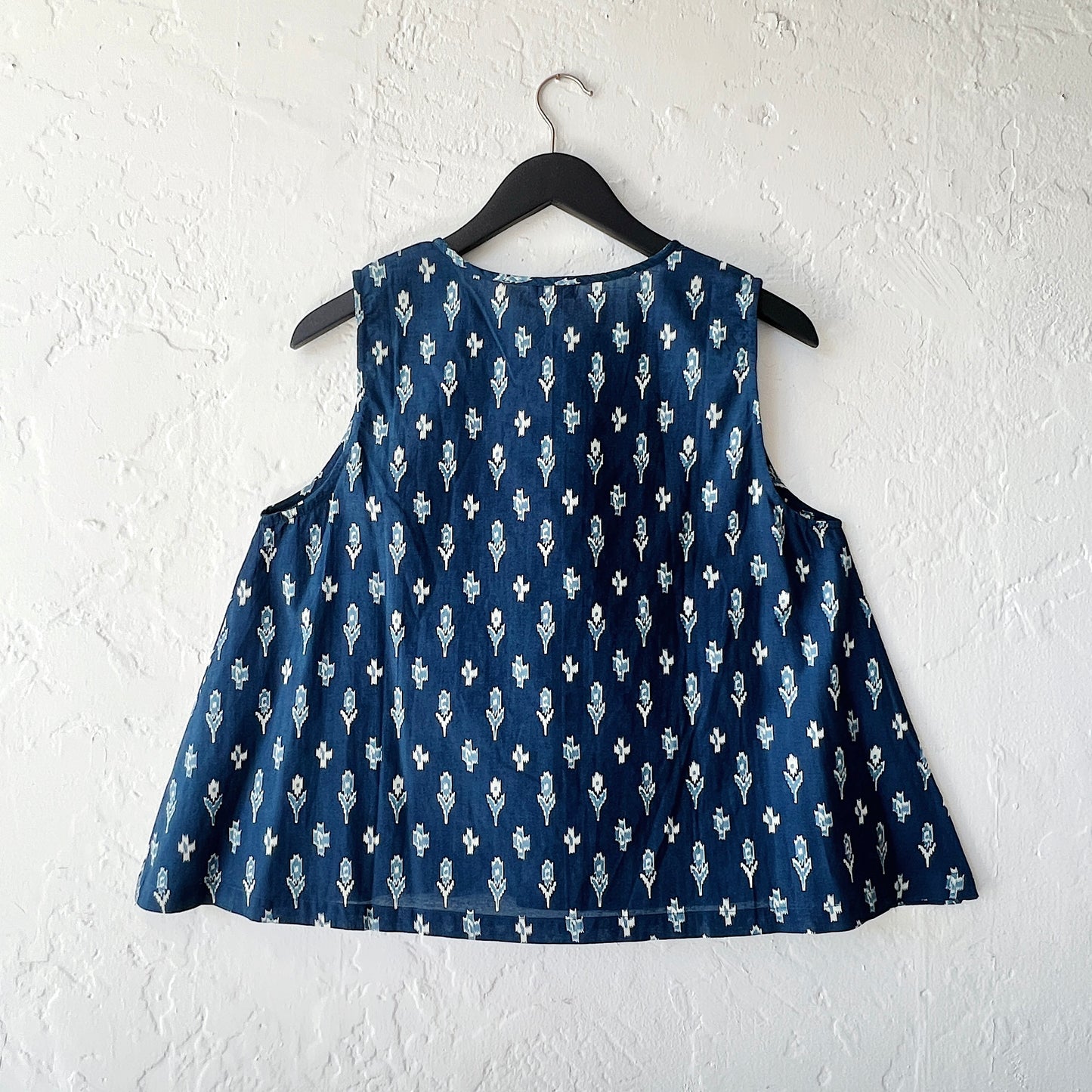 Suri A-Line Tank in Blue Flowers