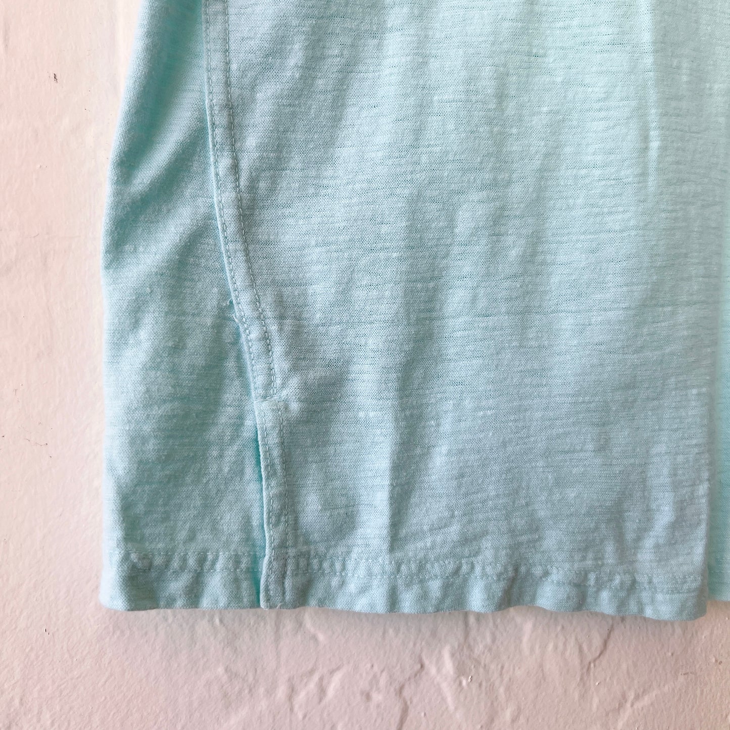 Short Sleeve Cropped Tee in Fountain