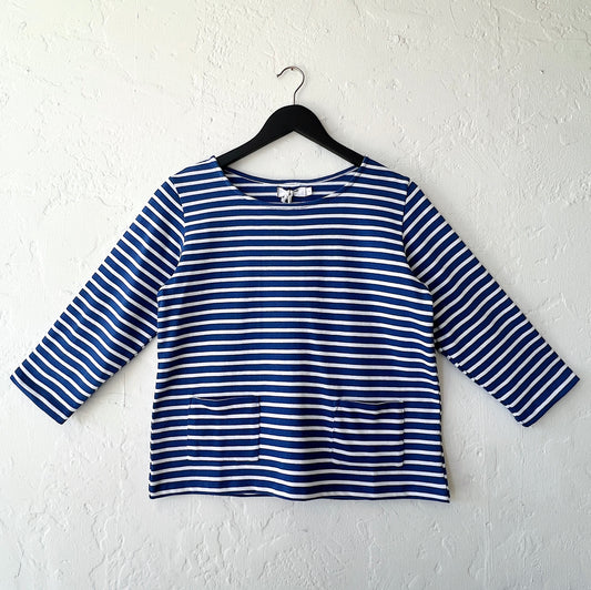 Classic Sailor Tee in Blue Stripe