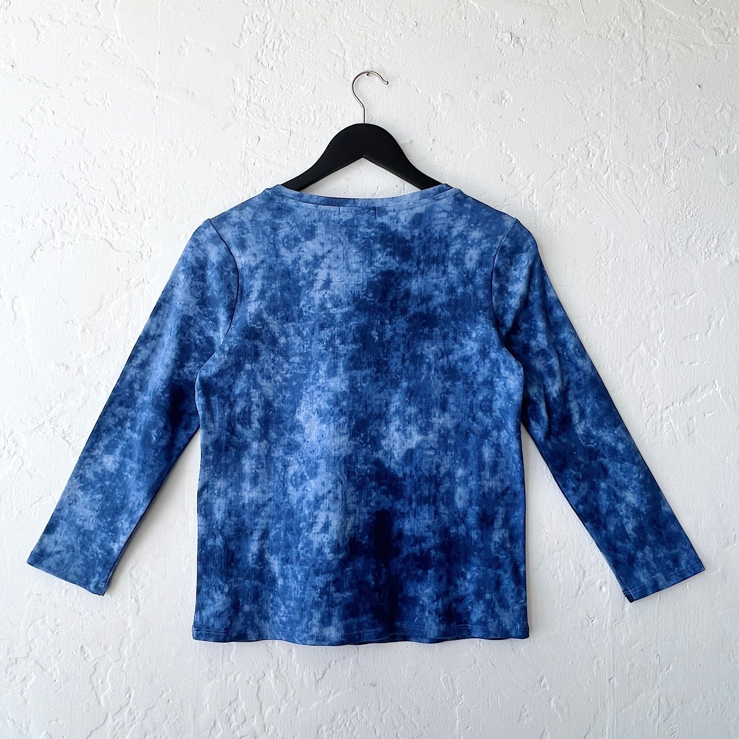 Marble Crewneck in Indigo