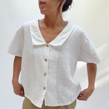 Load image into Gallery viewer, Bryn Walker | Linen Ester Blouse in White

