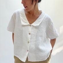 Load image into Gallery viewer, Bryn Walker | Linen Ester Blouse in White
