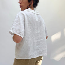 Load image into Gallery viewer, Bryn Walker | Linen Ester Blouse in White
