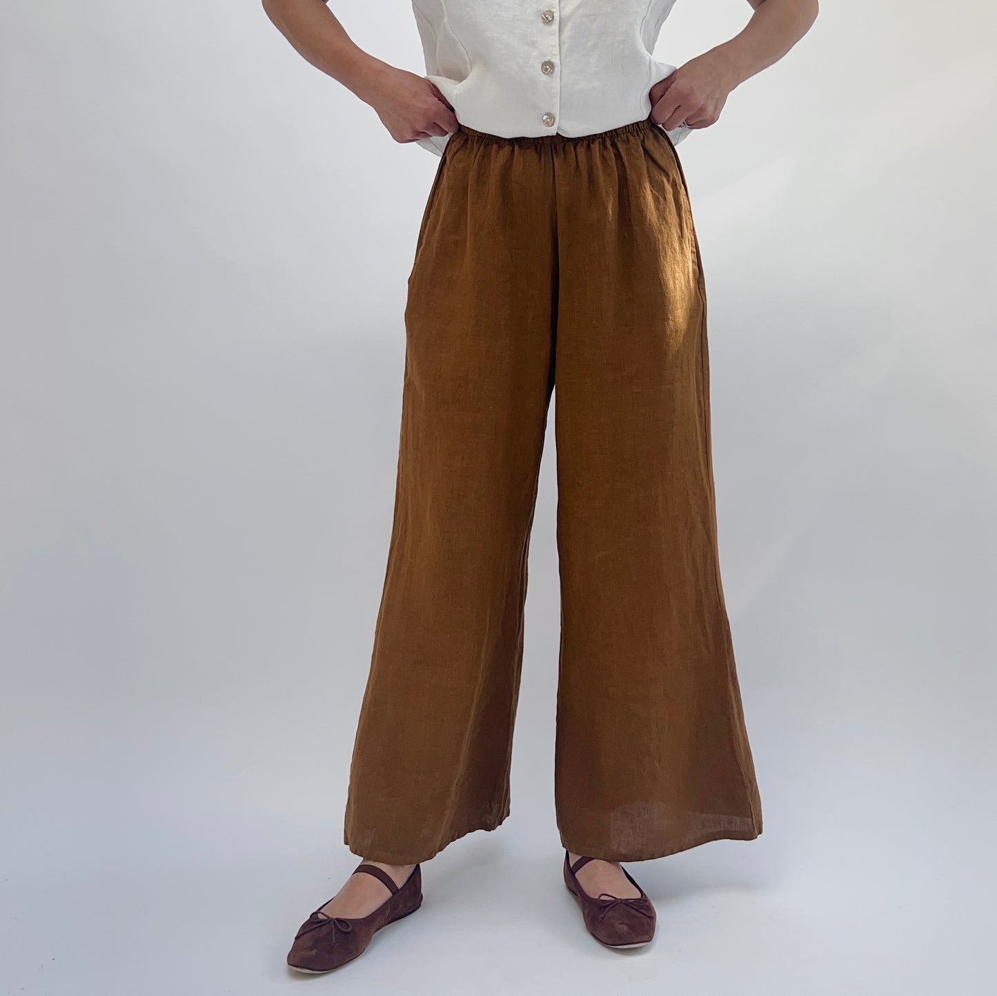 Bryn Walker | Linen Osca Pant in Yearling