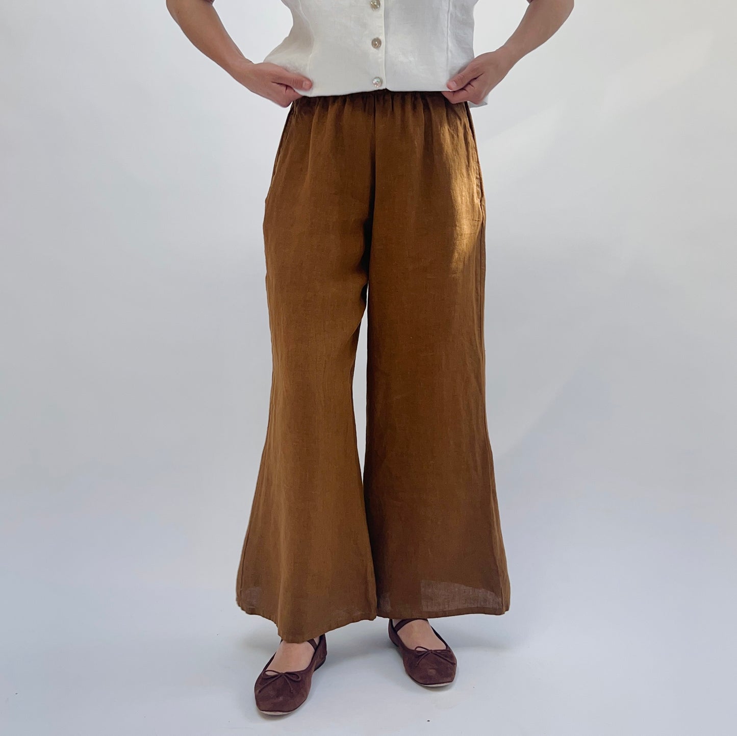 Bryn Walker | Linen Osca Pant in Yearling