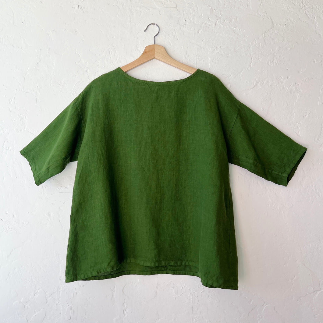 Bryn Walker | Linen Bex Shirt in Oregano
