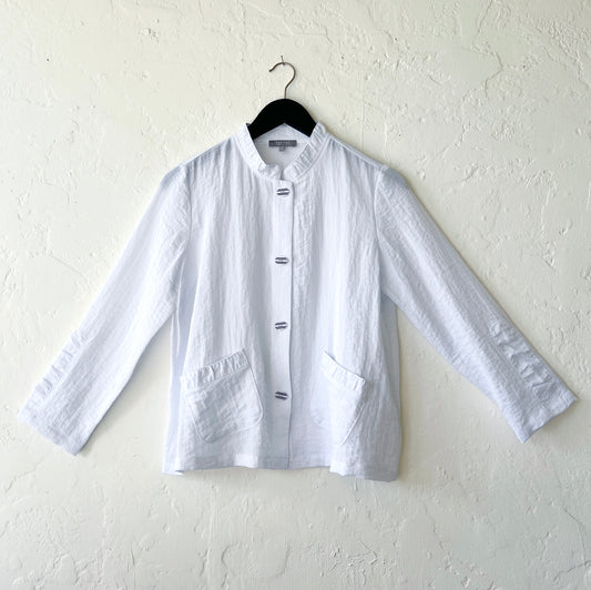 Habitat | Express Travel Solid Event Jacket in White