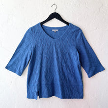 Load image into Gallery viewer, Cascade Cotton Elbow Sleeve Tee in Dusk
