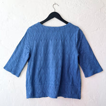 Load image into Gallery viewer, Cascade Cotton Elbow Sleeve Tee in Dusk
