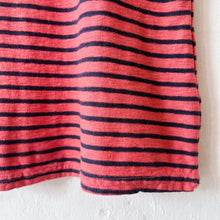 Load image into Gallery viewer, Cut Loose | 3/4 Sleeve Boatneck Top in Harbor Red &amp; Navy Stripe
