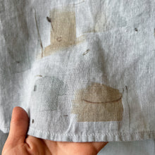 Load image into Gallery viewer, Cut Loose | High Low Linen Tee in Moonlight Brush Stroke
