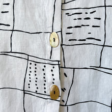 Load image into Gallery viewer, Olivia by Habitat | Linen Grid Tosca Tunic in White
