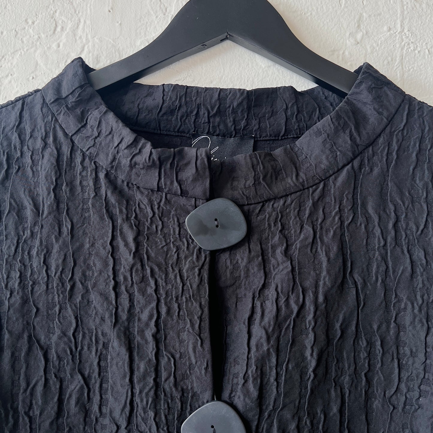 Olivia by Habitat | Perfect Plisse Socialite Jacket in Black