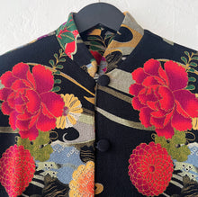 Load image into Gallery viewer, Moonlight | Standing Collar Swirl Jacket with Shoulder Pads
