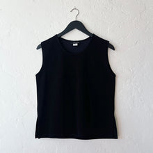 Load image into Gallery viewer, Moonlight | Crepe Tank in Black
