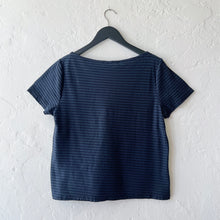 Load image into Gallery viewer, Cut Loose | Short Sleeve Tee In Black &amp; Lights Out Stripe
