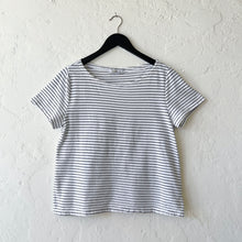 Load image into Gallery viewer, Cut Loose | Short Sleeve Tee In Black &amp; White Stripe
