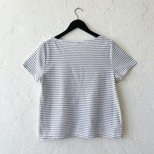 Load image into Gallery viewer, Cut Loose | Short Sleeve Tee In Black &amp; White Stripe
