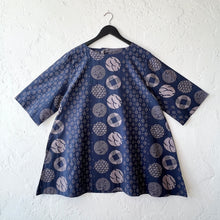 Load image into Gallery viewer, Mona Lisa | Blue Tunic in Circle Print
