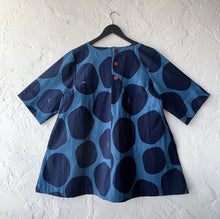 Load image into Gallery viewer, Mona Lisa | Big Dot Print Tunic in Dark Blue
