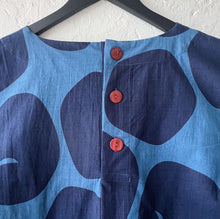 Load image into Gallery viewer, Mona Lisa | Big Dot Print Tunic in Dark Blue
