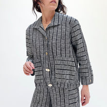 Load image into Gallery viewer, Olivia by Habitat | Striped Linen Maven Jacket
