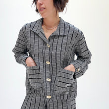 Load image into Gallery viewer, Olivia by Habitat | Striped Linen Maven Jacket
