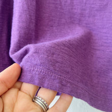 Load image into Gallery viewer, Cut Loose | 3/4 Sleeve Tuck Front Tee in Mulberry
