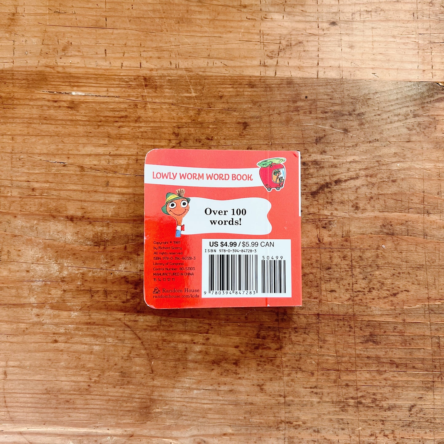 Richard Scarry’s Lowly Worm Word Book