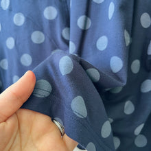 Load image into Gallery viewer, Komil | Polka Dot Jersey Tunic in Navy
