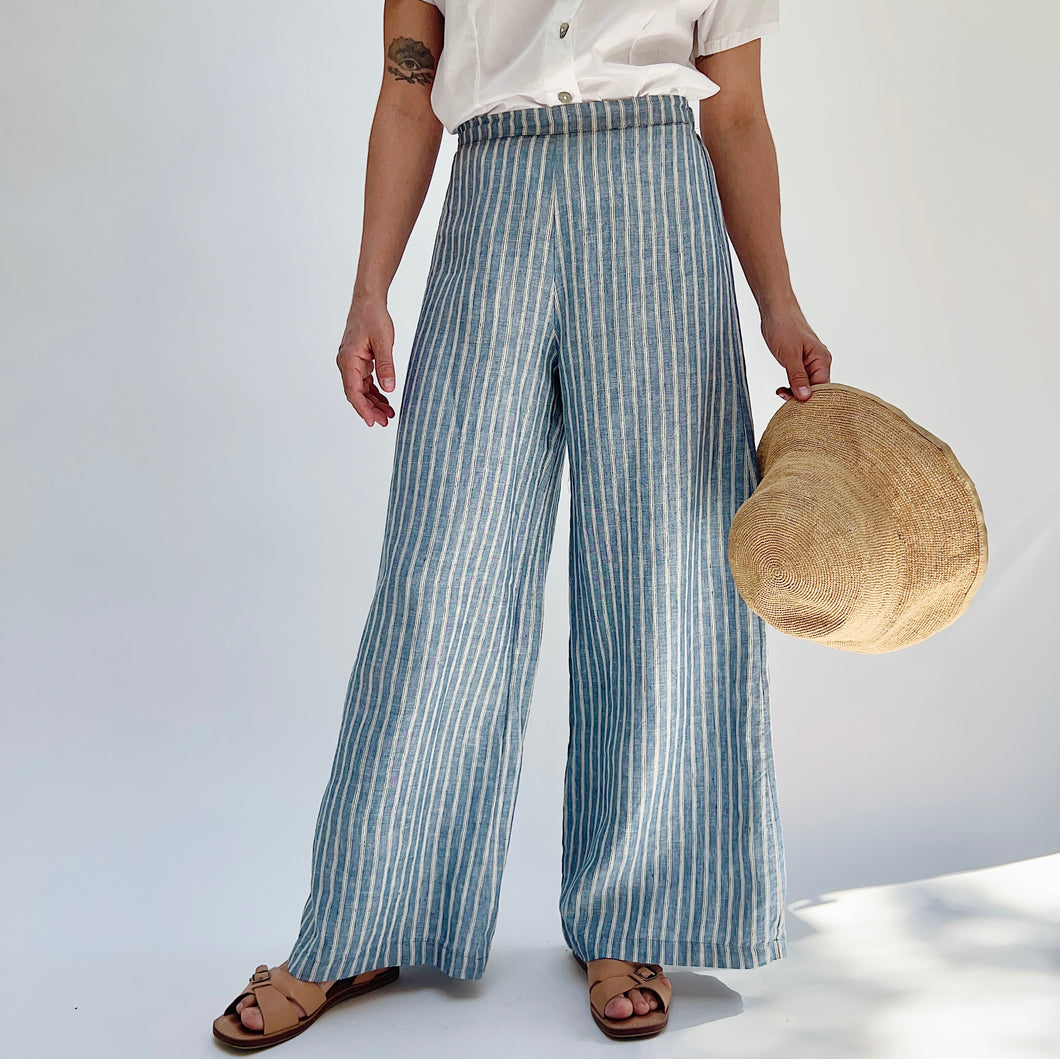 Bryn Walker | Long Full Pant in Arles Stripe