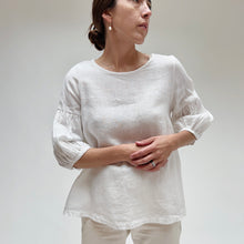Load image into Gallery viewer, Bryn Walker | Linen Lantern Shirt in White
