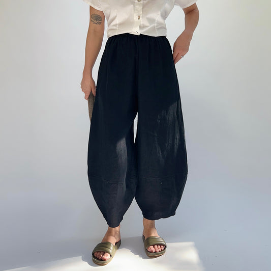 Bryn Walker | Linen Oliver Pant in Black