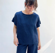 Load image into Gallery viewer, Bryn Walker | Linen Orla Shirt in Starlight

