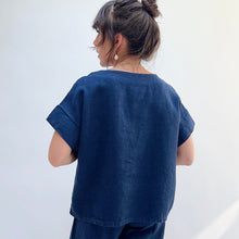 Load image into Gallery viewer, Bryn Walker | Linen Orla Shirt in Starlight
