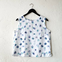 Load image into Gallery viewer, Cut Loose | Boxy Tank in White Ink Spot
