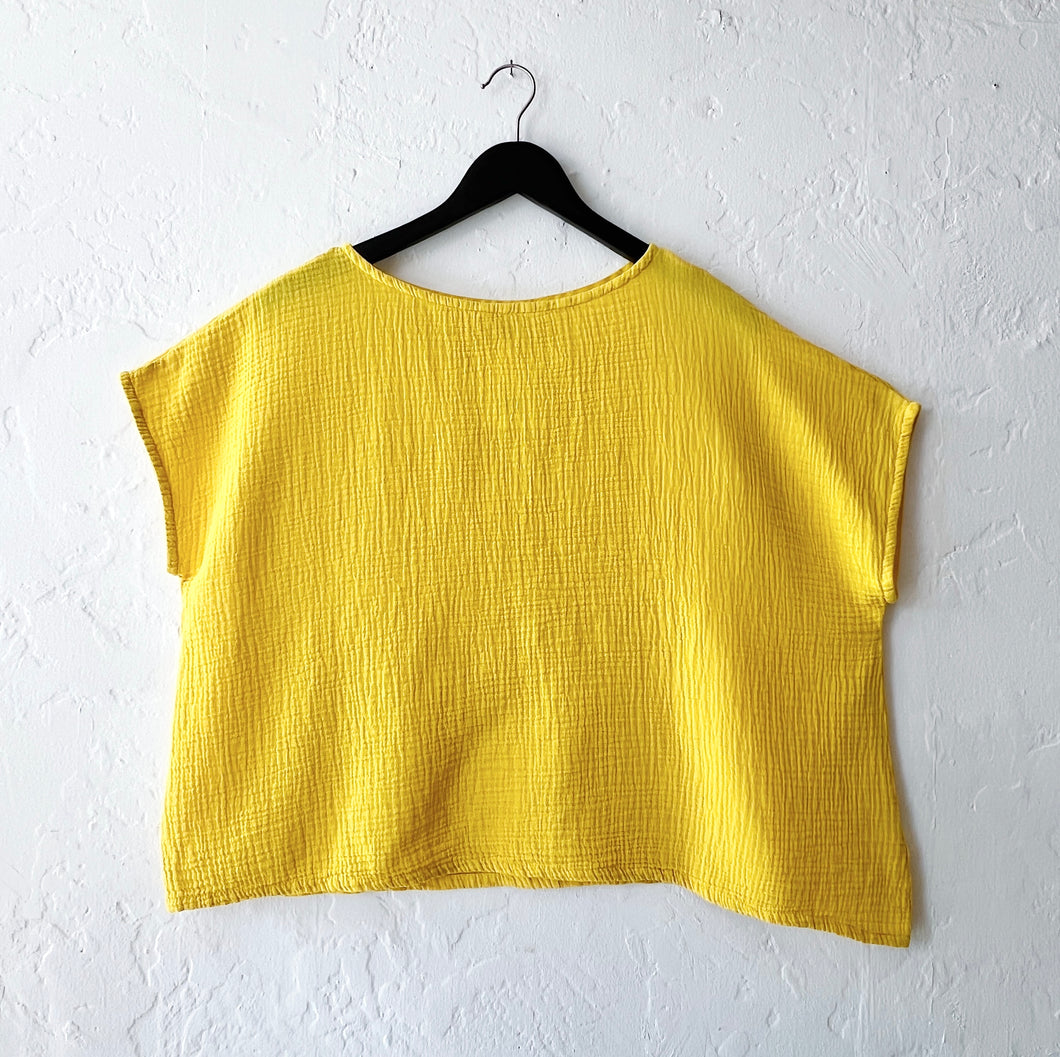 Bryn Walker | Cotton Gauze June Top in Incaberry