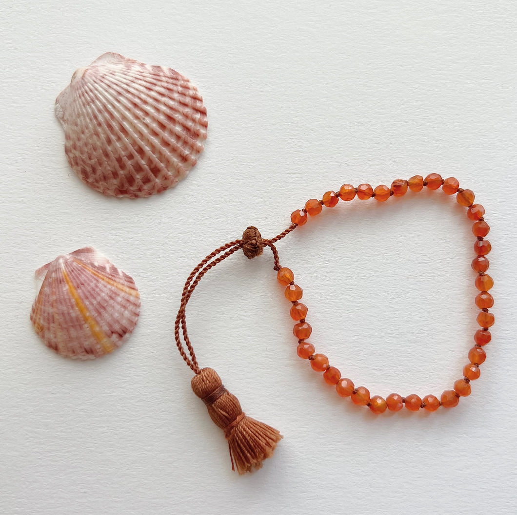 Lena Skadegard | Carnelian Tassel Bracelet