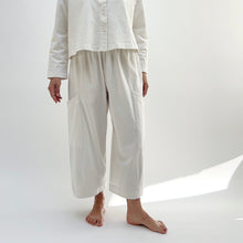 Load image into Gallery viewer, Pacific Cotton | Cotton Pasha Pant in Cream
