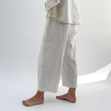 Load image into Gallery viewer, Pacific Cotton | Cotton Pasha Pant in Cream
